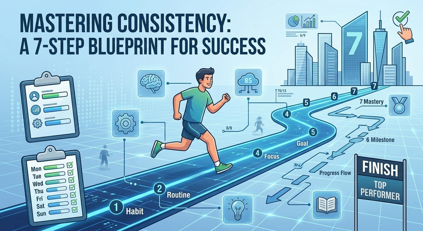 image for: how to be disciplined and consistent in life