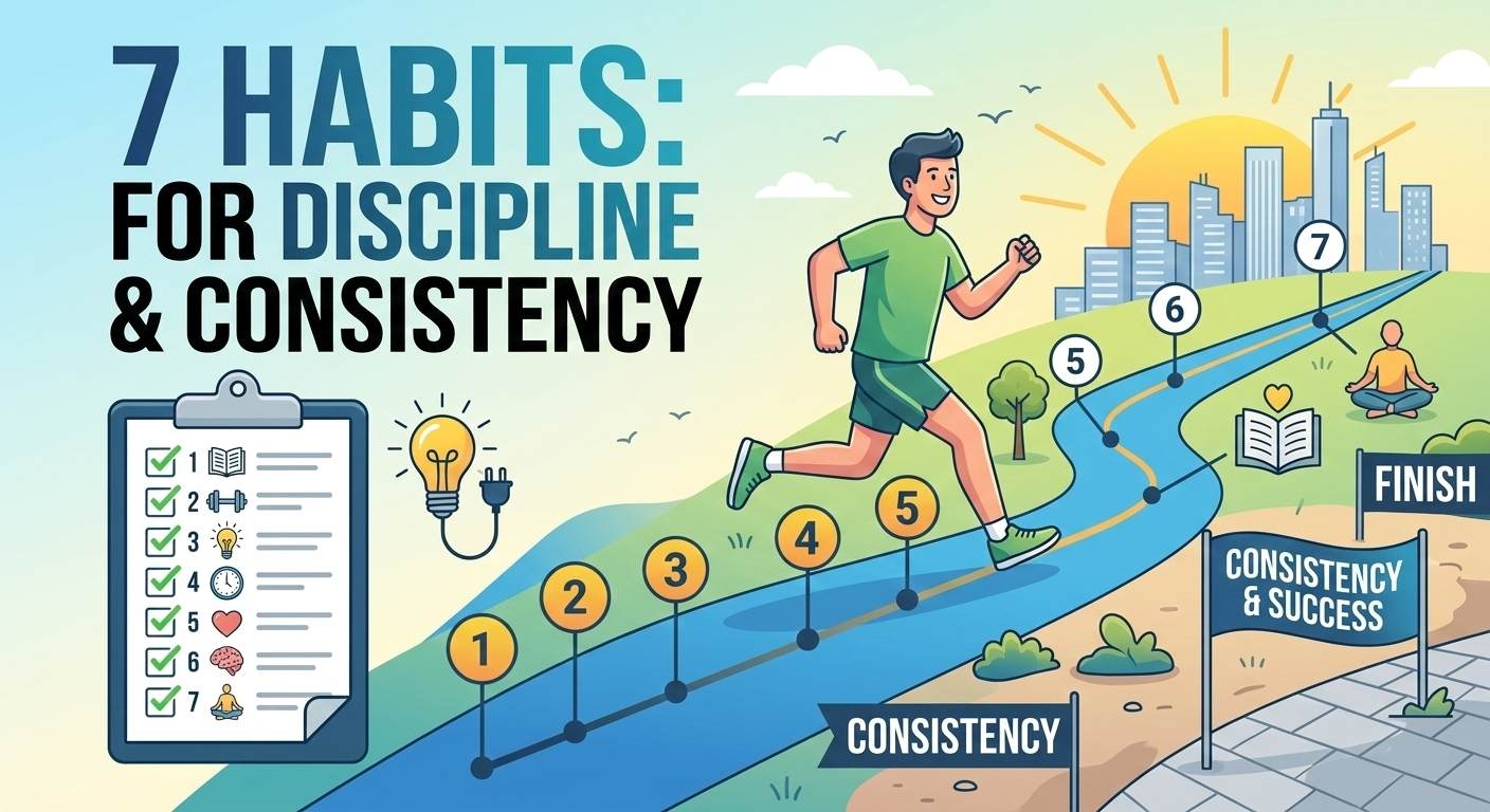 image for: how to be disciplined and consistent in life